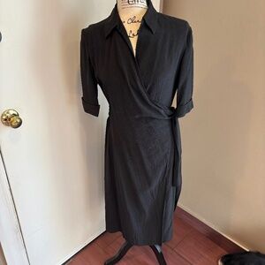 Max Mara silk wrap dress